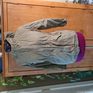 Gap Kids Khakie Hooded Cargo  Jacket.